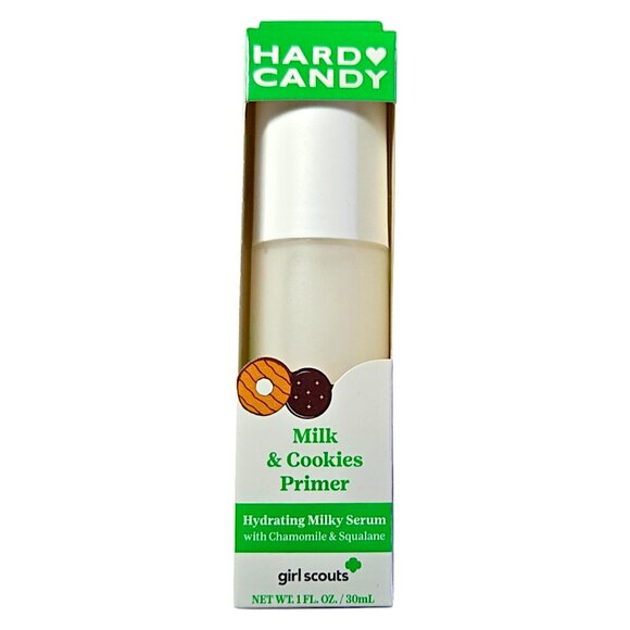 Hard Candy x Girl Scouts Milk & Cookies Primer Hydrating Milky Serum, Ltd Ed - Picture 1 of 8